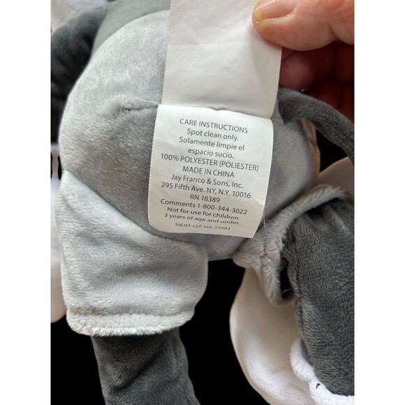 Disney Parks Mickey Mouse Plush Dark & light gray & white 22" - Picture 7 of 10